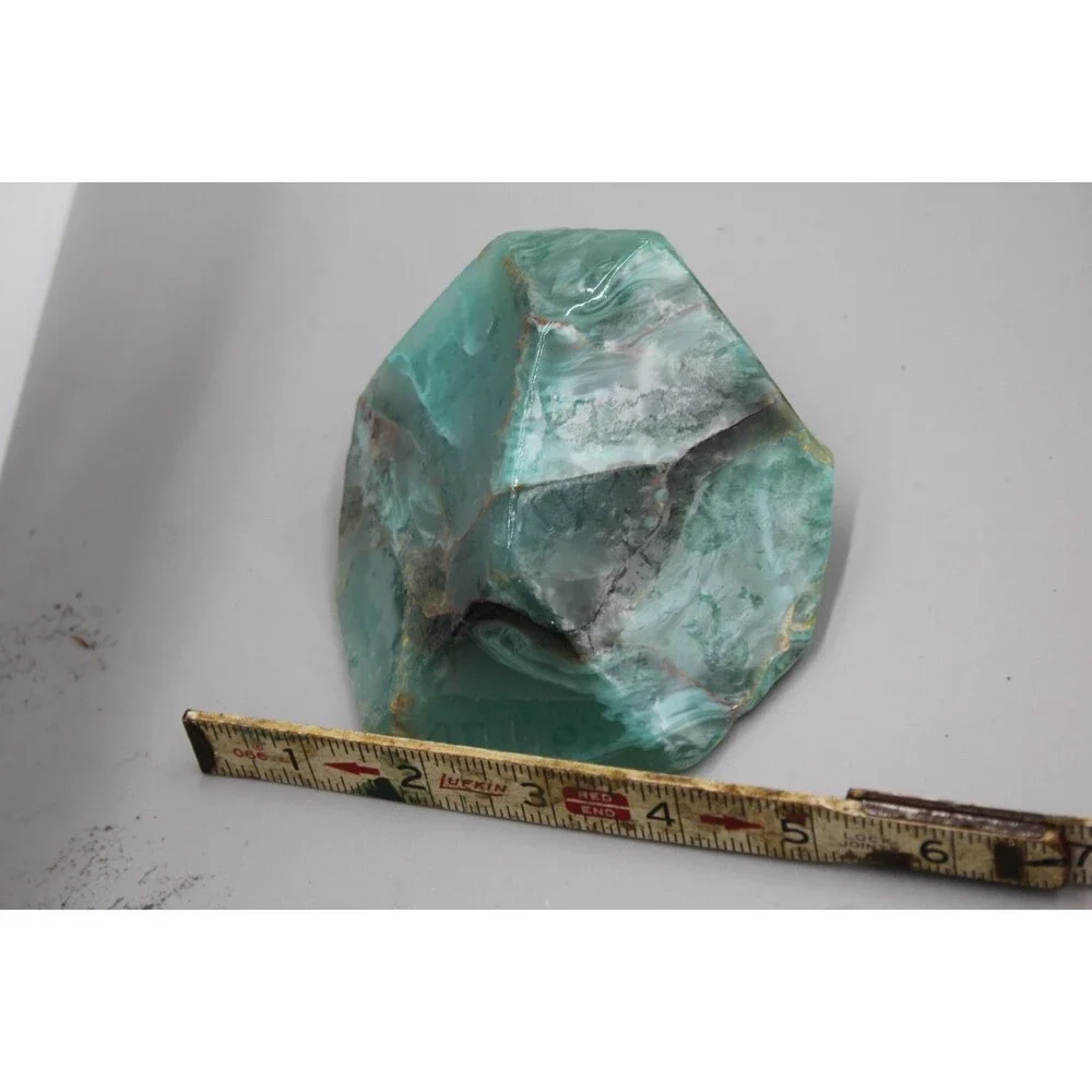 SoapRocks Jade Gemstone Soap Bar 6 oz Green Sealed Crystal Bath Gift USA Large